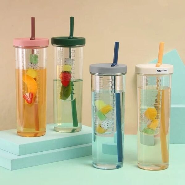700ml Straw Cup Water Bottle - Image 2