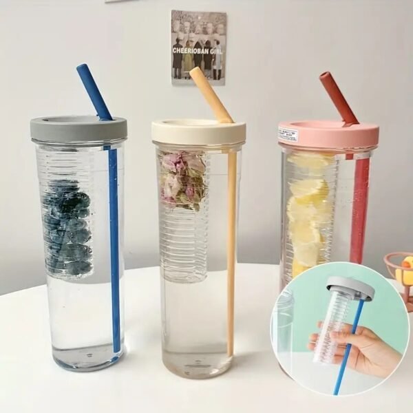 700ml Straw Cup Water Bottle - Image 3